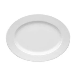 Thomas Platte 33 Cm Oval Sunny Day Weiß Weiß