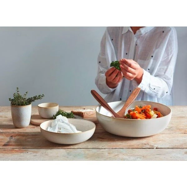 Salatschüssel 29,5 Cm Saisons Sand – Bild 2